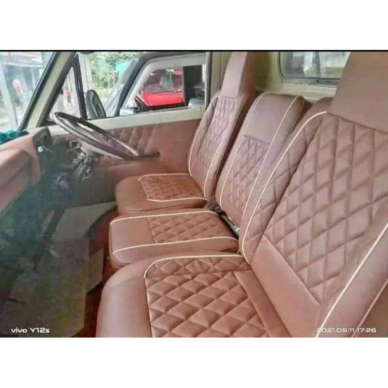 (cod) sarung jok mobil truk Fuso model variasi selancar/bungkus jok mobil truk Fuso model variasi se