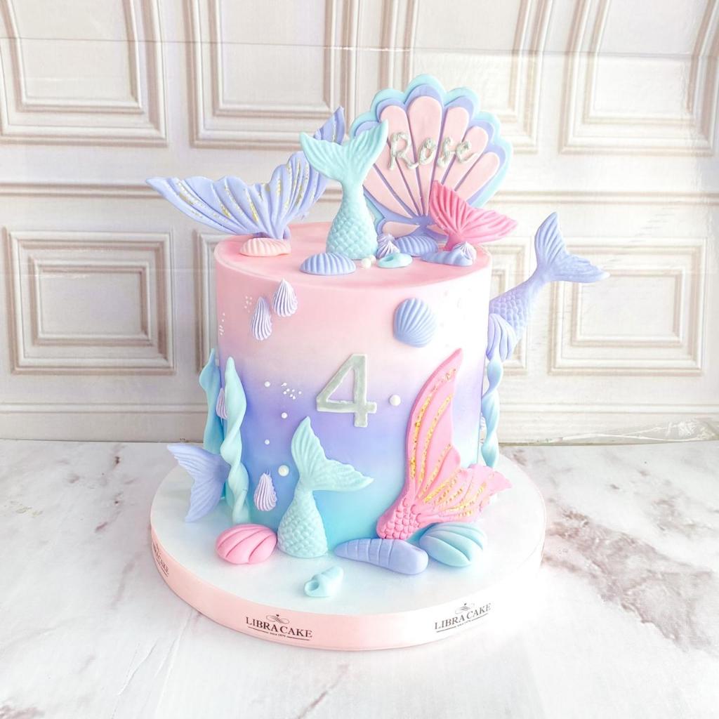 

Kue Ulang Tahun/Birthday cake/Kue Ultah Tema Duyung/Kue Birthday/Mermaid