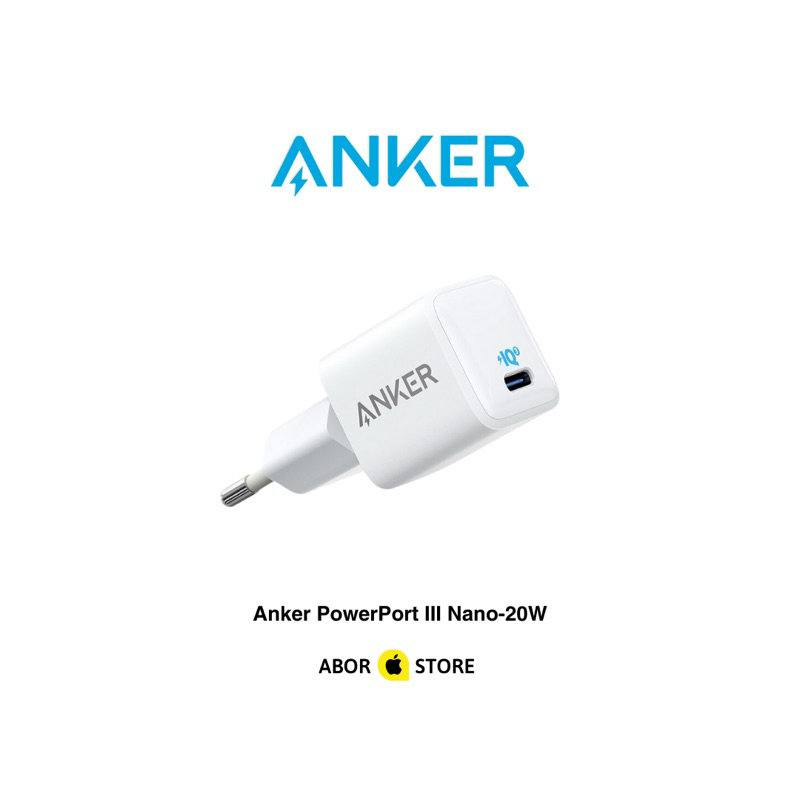 Anker PowerPort III Nano 20W USB-C Fast Charging