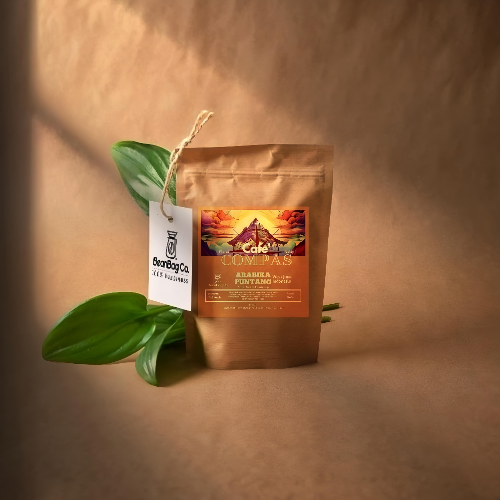 

BeanBag Co. Cafe Compas Coffee Arabika Puntang Biji Kopi Espresso filter coffee Premium