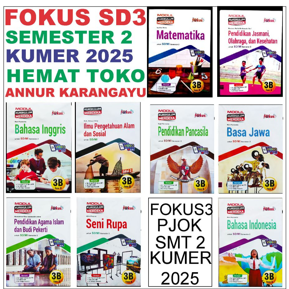 Hezuf Lks Fokus Sd 1 2 3 4 5 6 Hez FOKUS Hemat Kelas 1 2 3 4 5 6 Modul FOKUS HEMAT 2025 Kurikulum Me