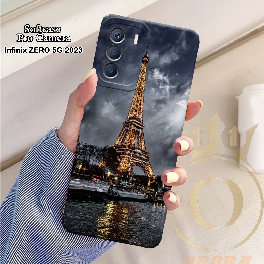 Softcase Infinix Zero 30 5G 2023 - Orora - Casing Infinix Zero 30 5G 2023 - Motif case Paris - Infin