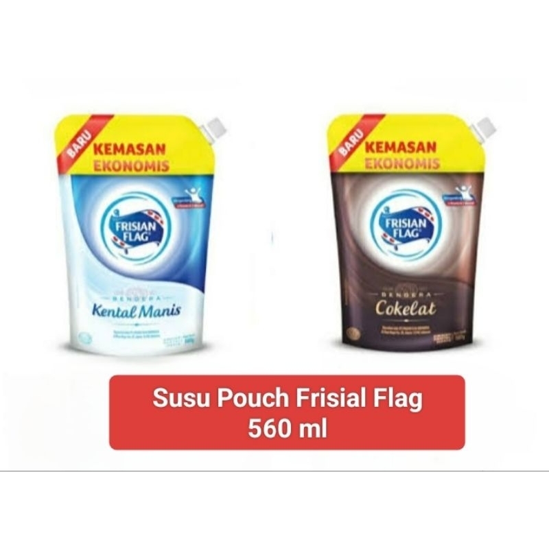 

Susu Frisian Flag susu bendera poch 560 ml