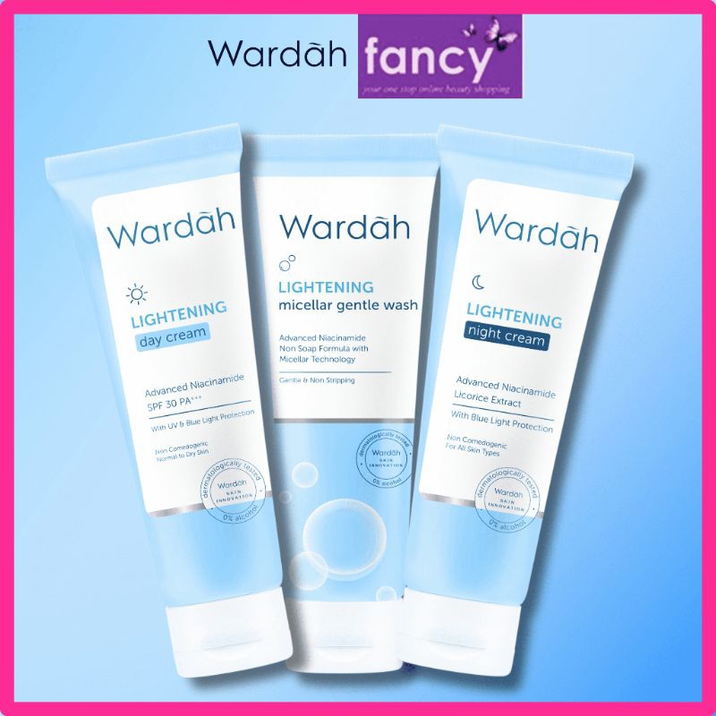 WARDAH PAKET GLOWING 3 item