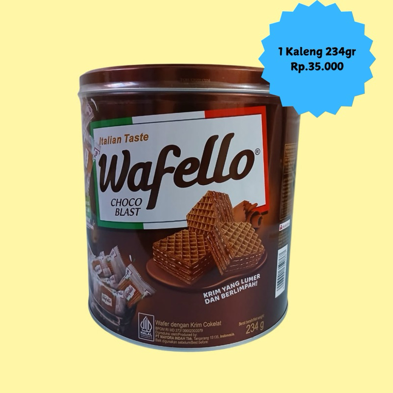 

Wafello Choco Blast Kaleng Kemasan 234gr