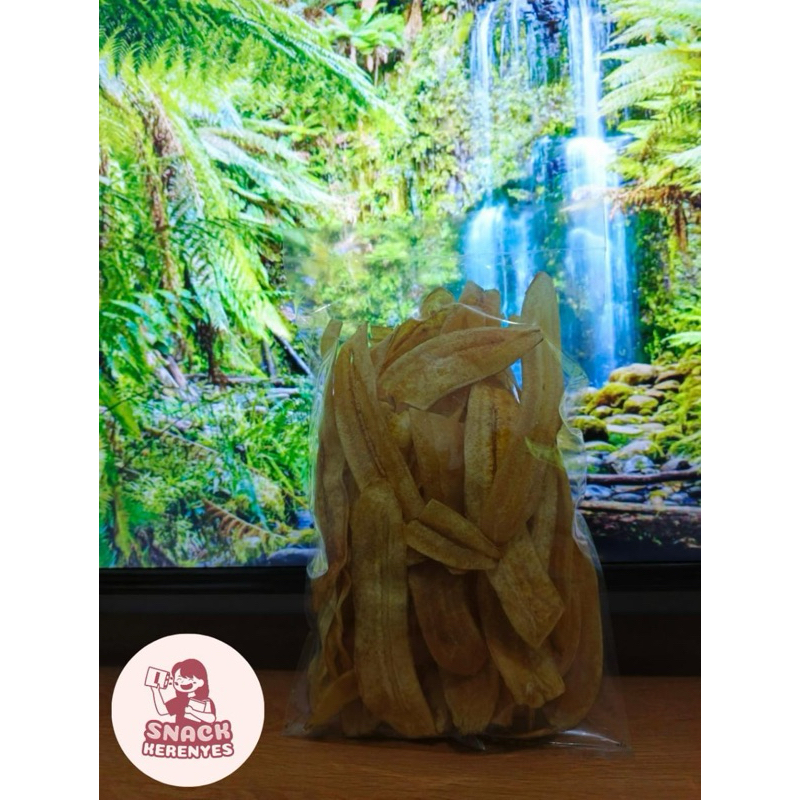 

Keripik Pisang Nangka Gurih Asin 250gr - Snack Kerenyes