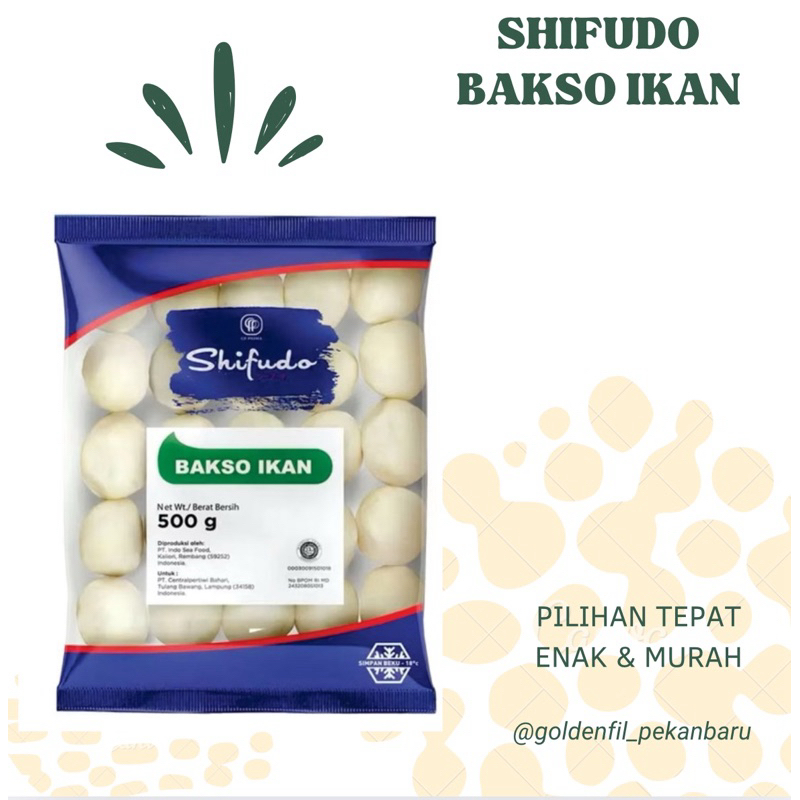 

Shifudo Bakso ikan 500g