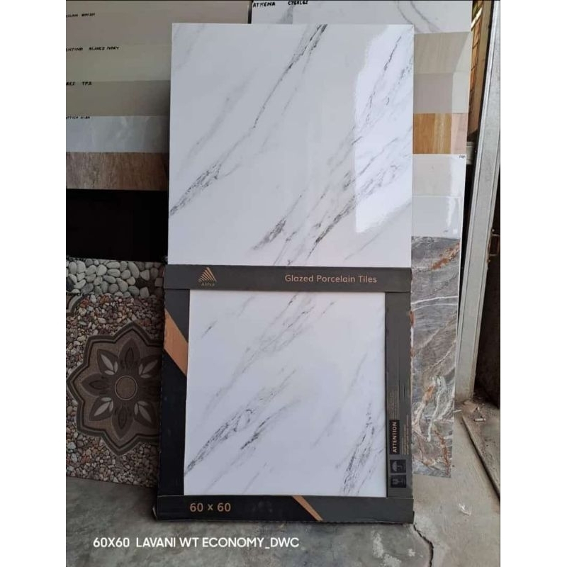 GRANITE 60X60 LAVANI WHITE GLOSSY KW1 - ARNA