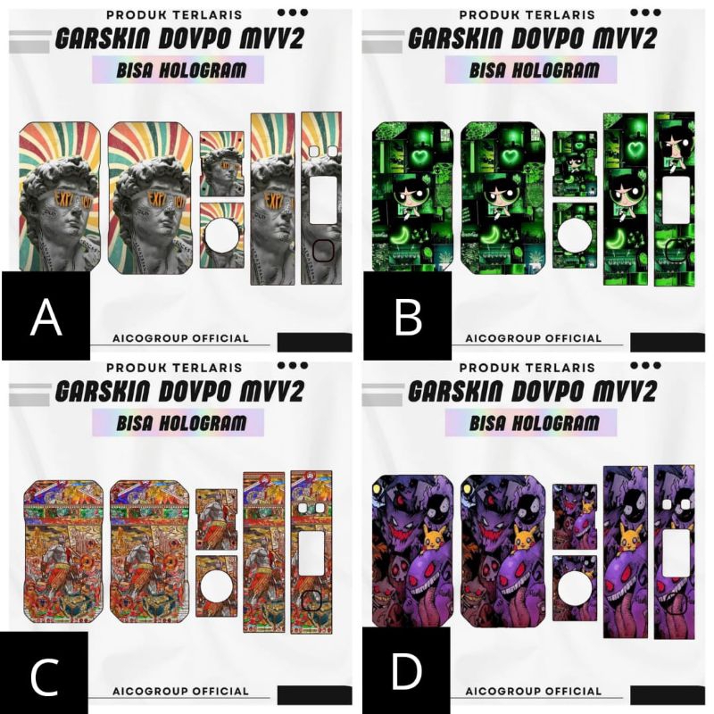 

Garskin Inner Hologram & Non Hologram D0VPH0 MVV2
