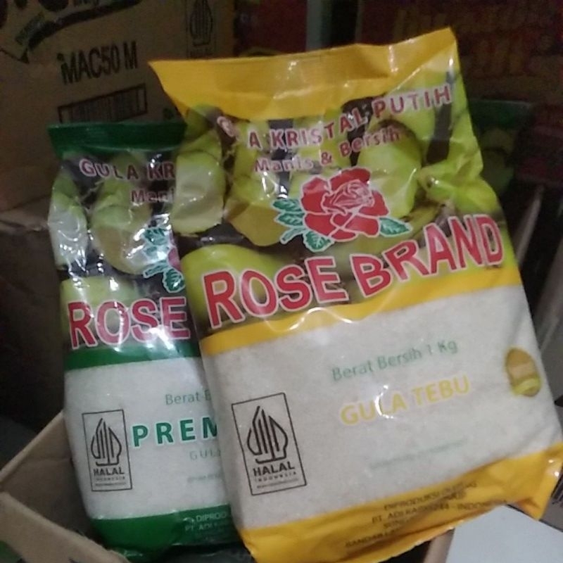 

Gula Tebu Rose Brand Berat Bersih 1 Kg