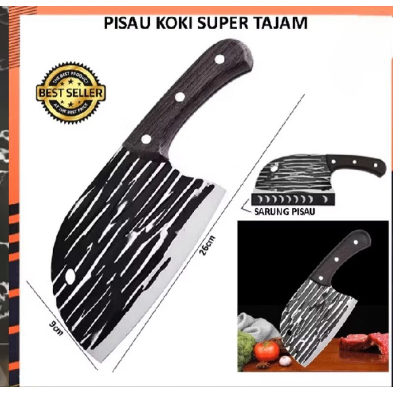 pisau koki jepang pisau daging super tajam pisau dapur serbaguna