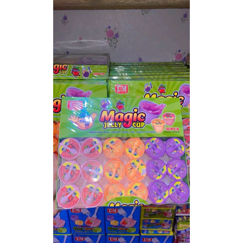 

DSM MAGIC JELY BENTUK CUP PERMEN SERBUK ISI 30 pcs