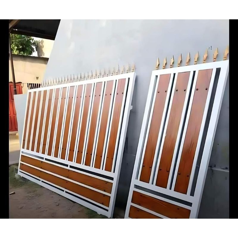 pagar minimalis motip grc lisplang pesan ibu prumahan srimakmur.