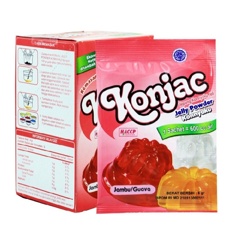 

agar agar konjac guava jambu 6
