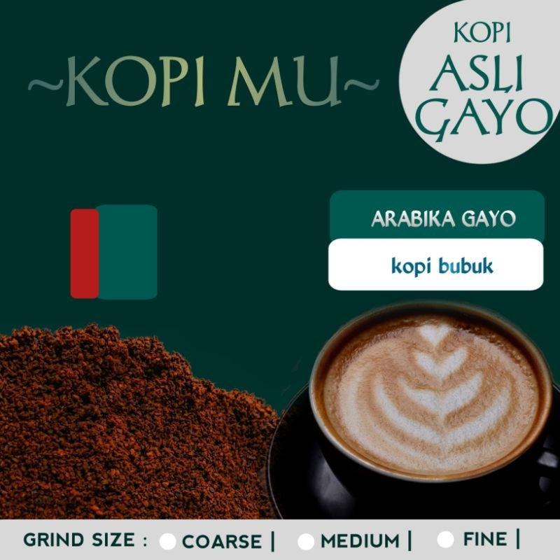 

BUBUK KOPI ARABIKA GAYO 150 GRAM 100%ASLI