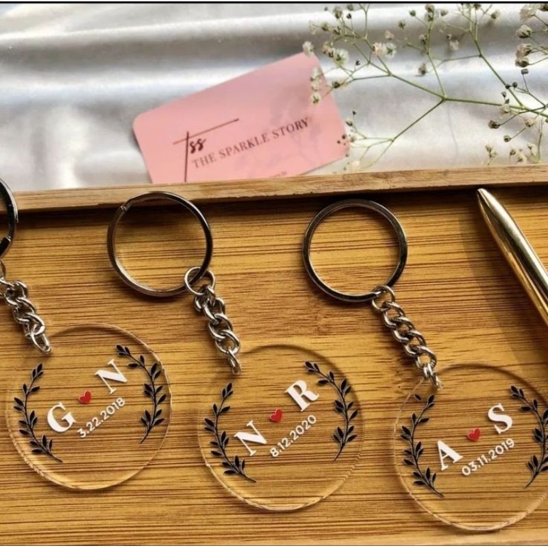Souvenir pernikahan Gantungan Kunci Sovenir Wedding TERMURAH