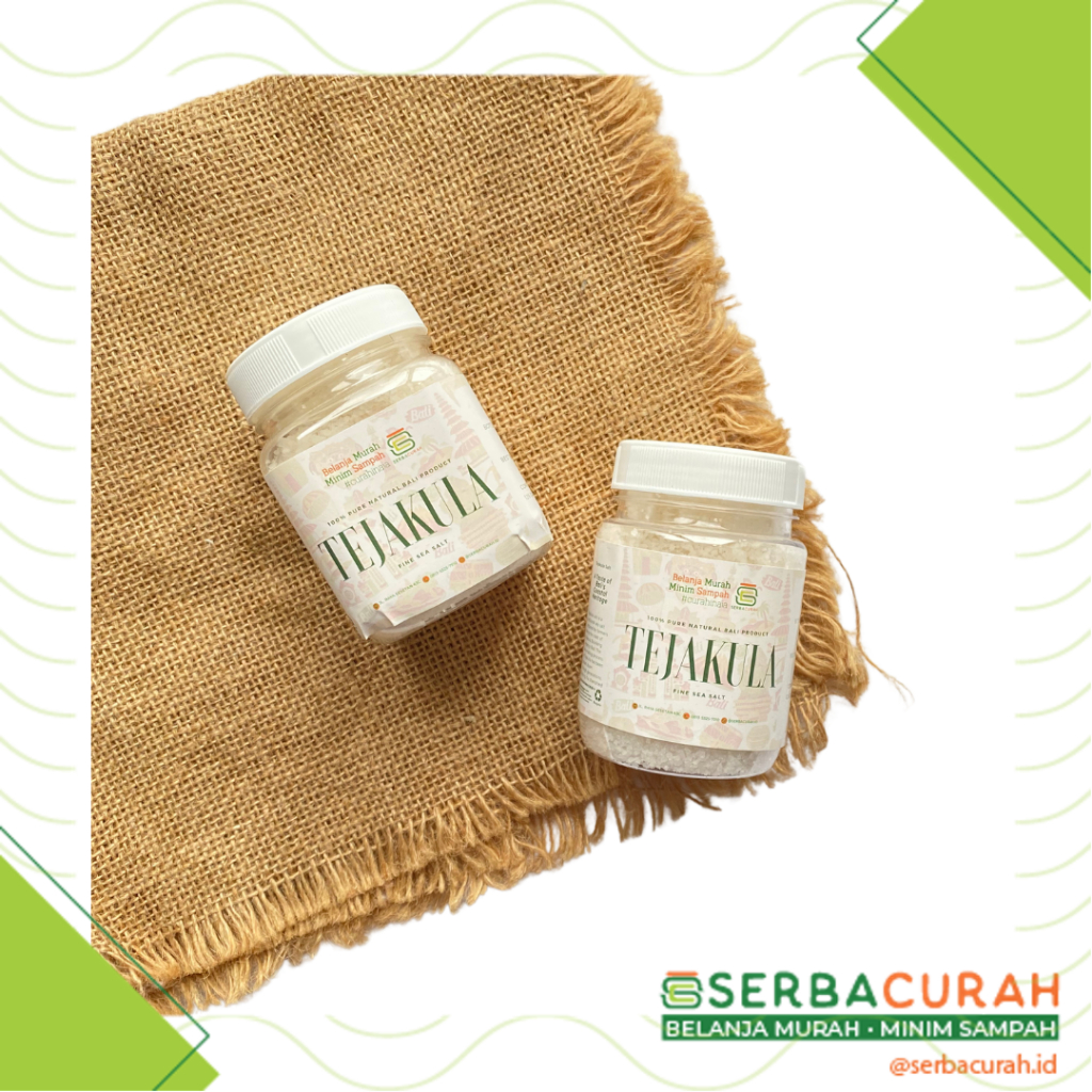 

Garam Tejakula | Bali Natural Sea Salt | Kemasan Jar Plastik 125 gr