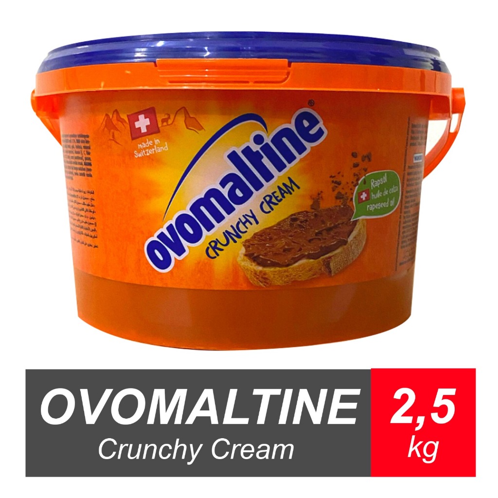 

RB Ovomaltine Crunchy Cream 2,5 kg Exp November 2025 PROMO HALAL