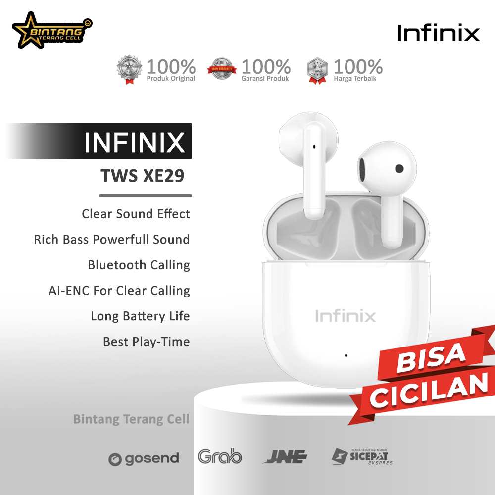 Infinix TWS XE29 Headset Bluetooth Original