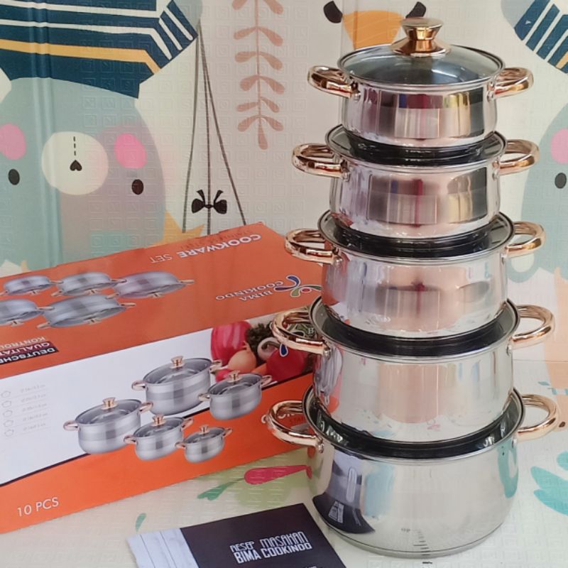 BIMA COOKINDO Panci – Kualitas Terbaik untuk Memasak Sempurna - tersedia berbagai ukuran