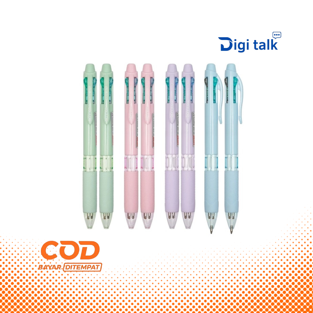 

Joyko Ball Pen BP-348 Quaco 4 Warna 0.7mm Pulpen Pena 4 Warna Color Pulpen Cetek Warna Warni