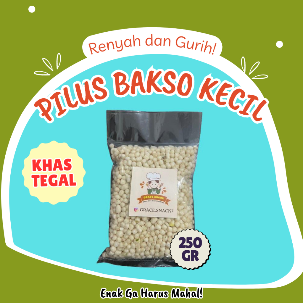 

PILUS BAKSO KECIL 250 GR KHAS TEGAL - Grace Snack