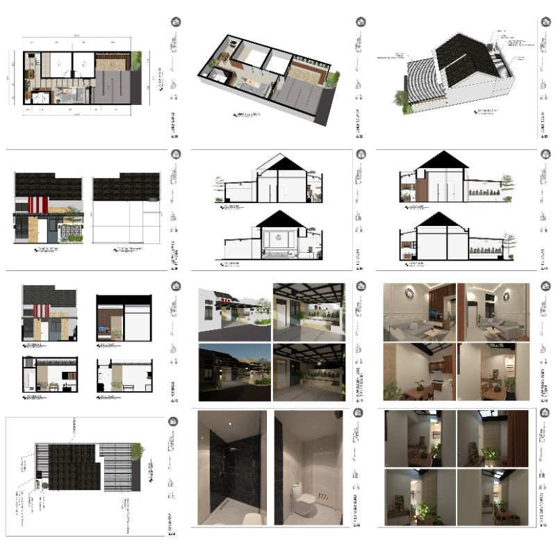 Desain Rumah Gambar Lengkap + RAB