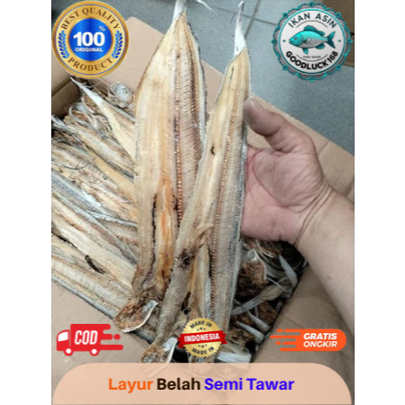 

Ikan Asin Layur Belah Semi Tawar Super