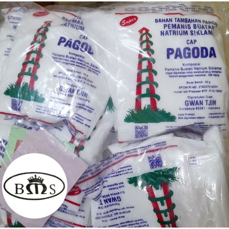 

[GROSIR] PAGODA pemanis buatan 50g (1pack = 20pcs)