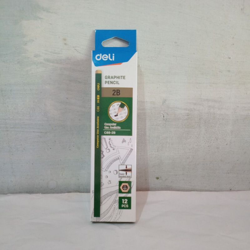 

pensil merk Deli 2B C88