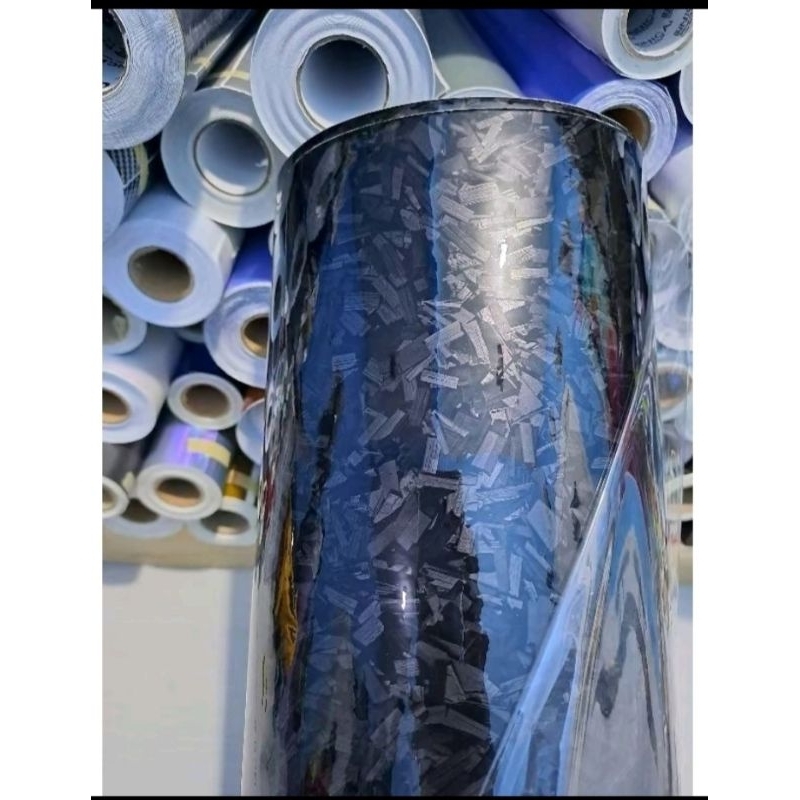 stiker skotlet carbon forged / skotlet carbon forged hitamglossy / stiker carbon forged 5D