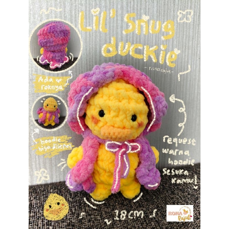 [Adoptme] Boneka Rajut Bebek Lil' Snug Duckie | Crochet Doll | Amigurumi