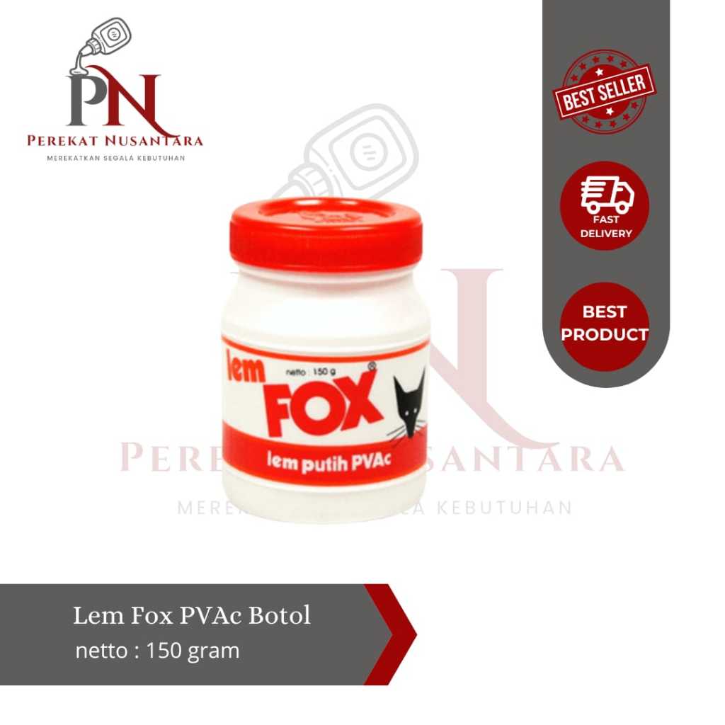 

Lem Fox Botol 150 gr | Lem Putih PVAC Serbaguna
