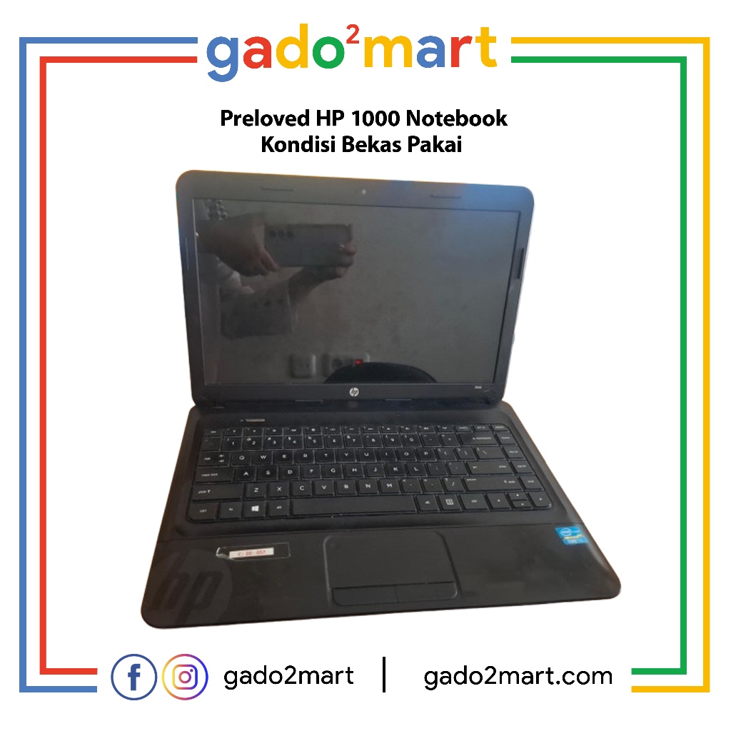 Notebook HP 1000 Bekas Pakai / Preloved