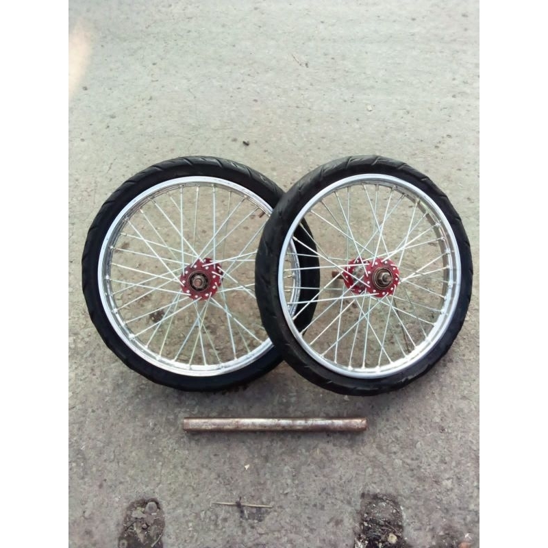 Roda Gerobak Ring 17 Velg Jari Jari Motor