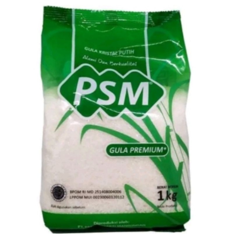 

PSM Gula Premium Putih 1kg bersih dan berkualitas