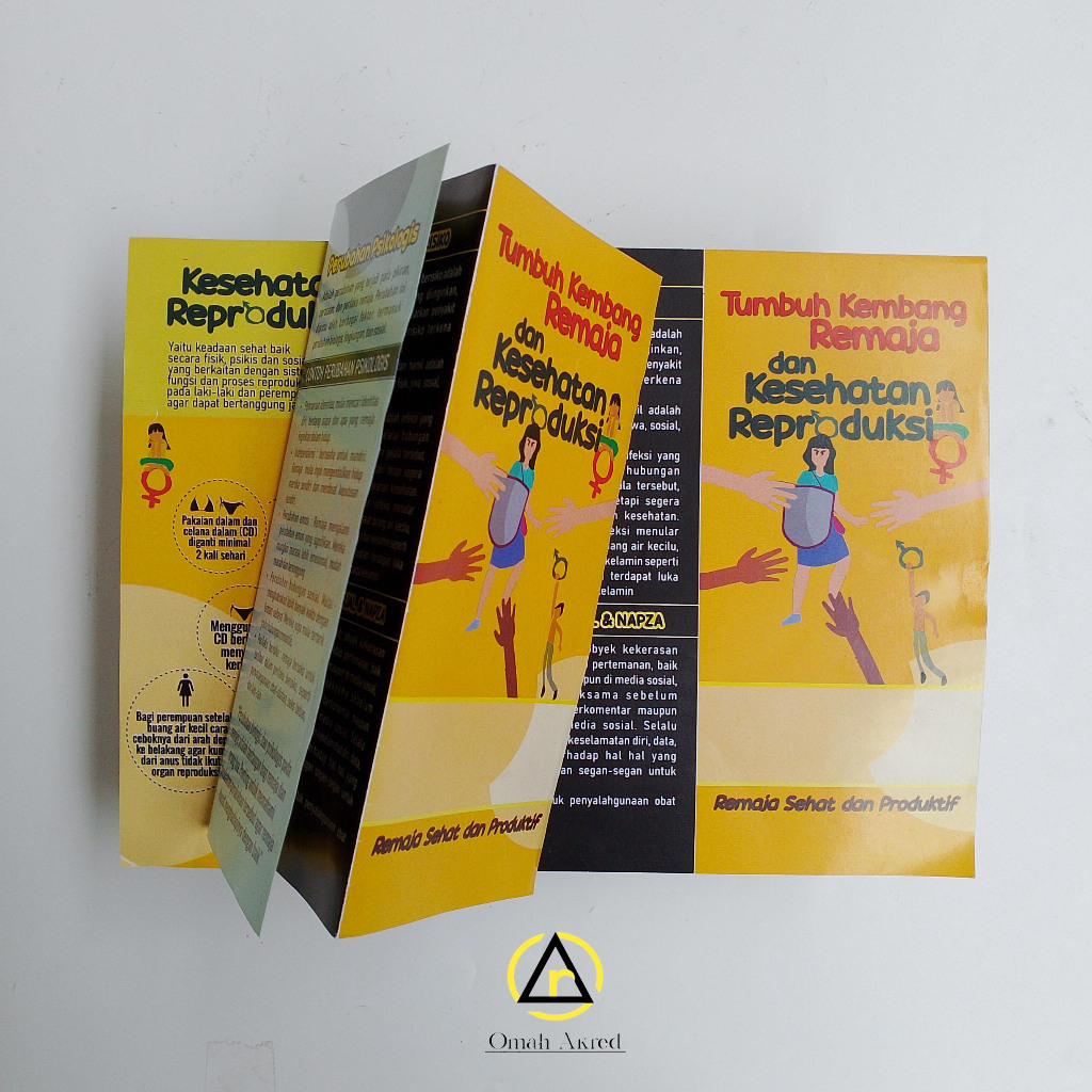 

Leaflet Kesehatan Reproduksi - Leaflet Tumbuh Kembang Remaja - Brosur Masa Pubertas