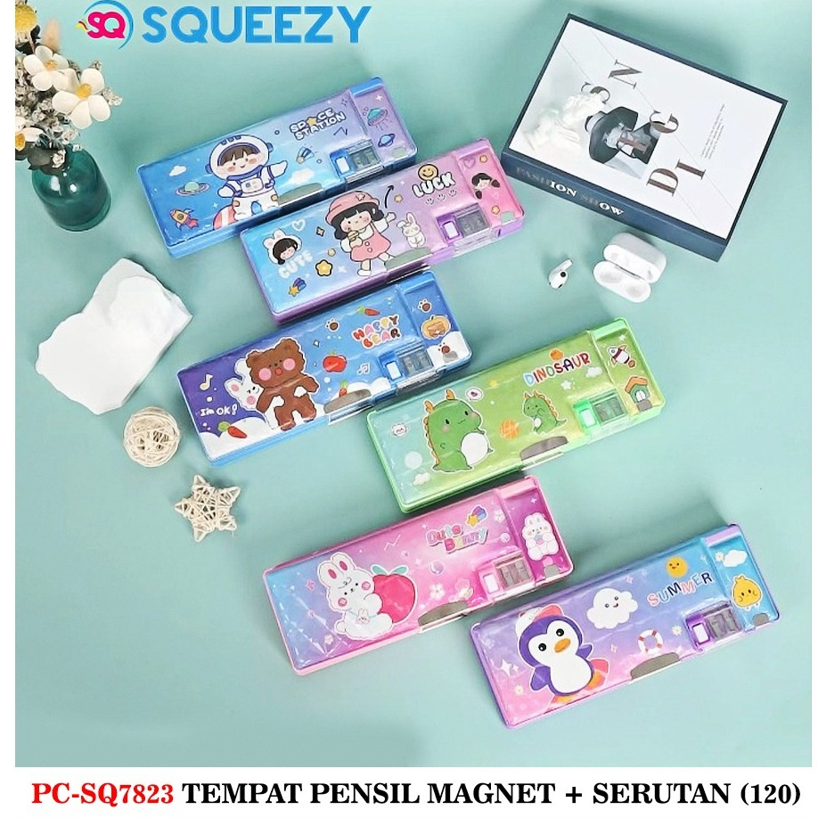 

Tempat Pensil Magnet Karakter 2 Sisi + Rautan / Kotak Pensil magnet CC-7823