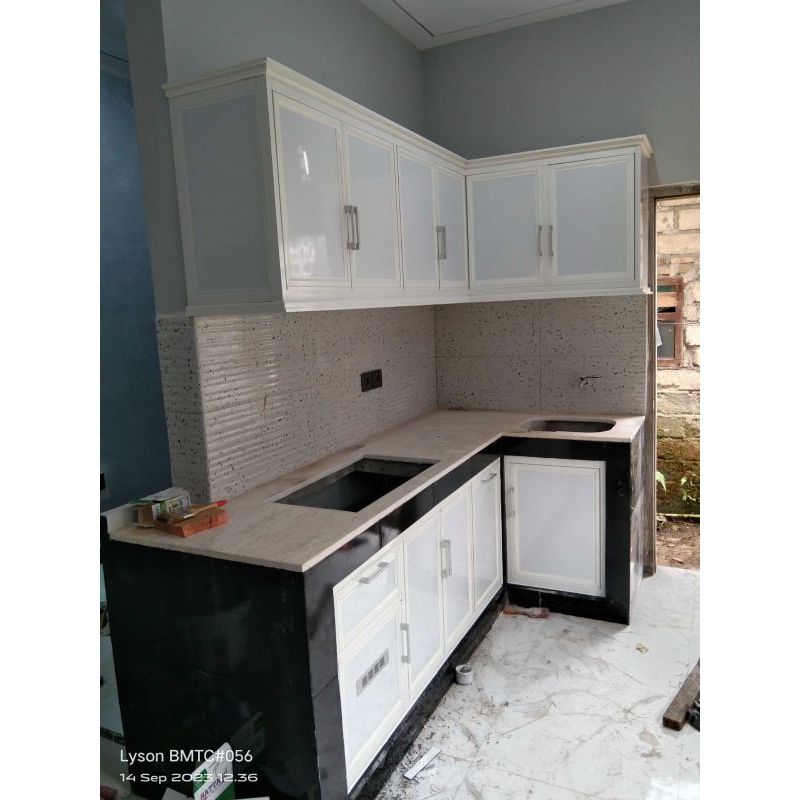 kitchen set alumunium full acp