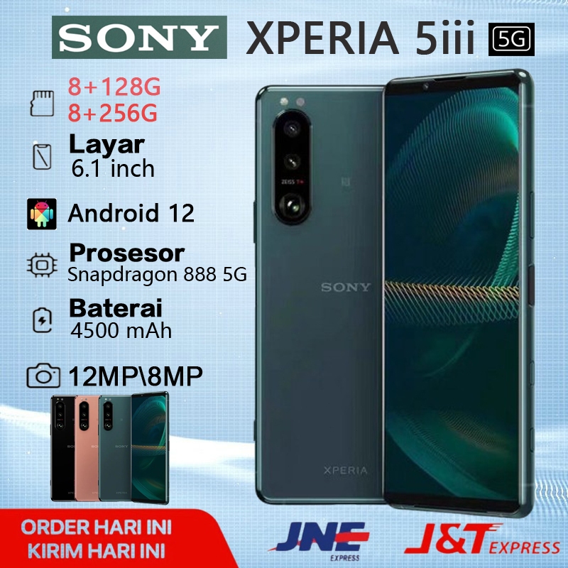 SONY XPERIA 5 iii 5G RAM 8/128GB - 8/256GB SECOND ORIGINAL ALLOP/WIFI ONLY MULUS LIKE NEW