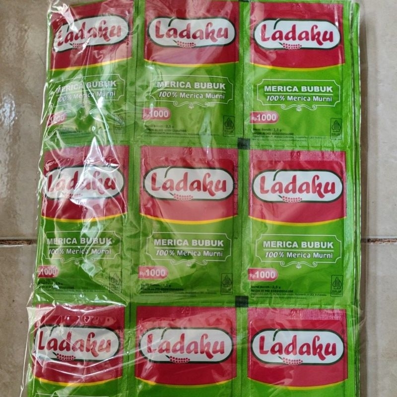 

Ladaku Merica Bubuk 1 renceng isi 12 Sachet / Lada Bubuk / Bumbu Masakan