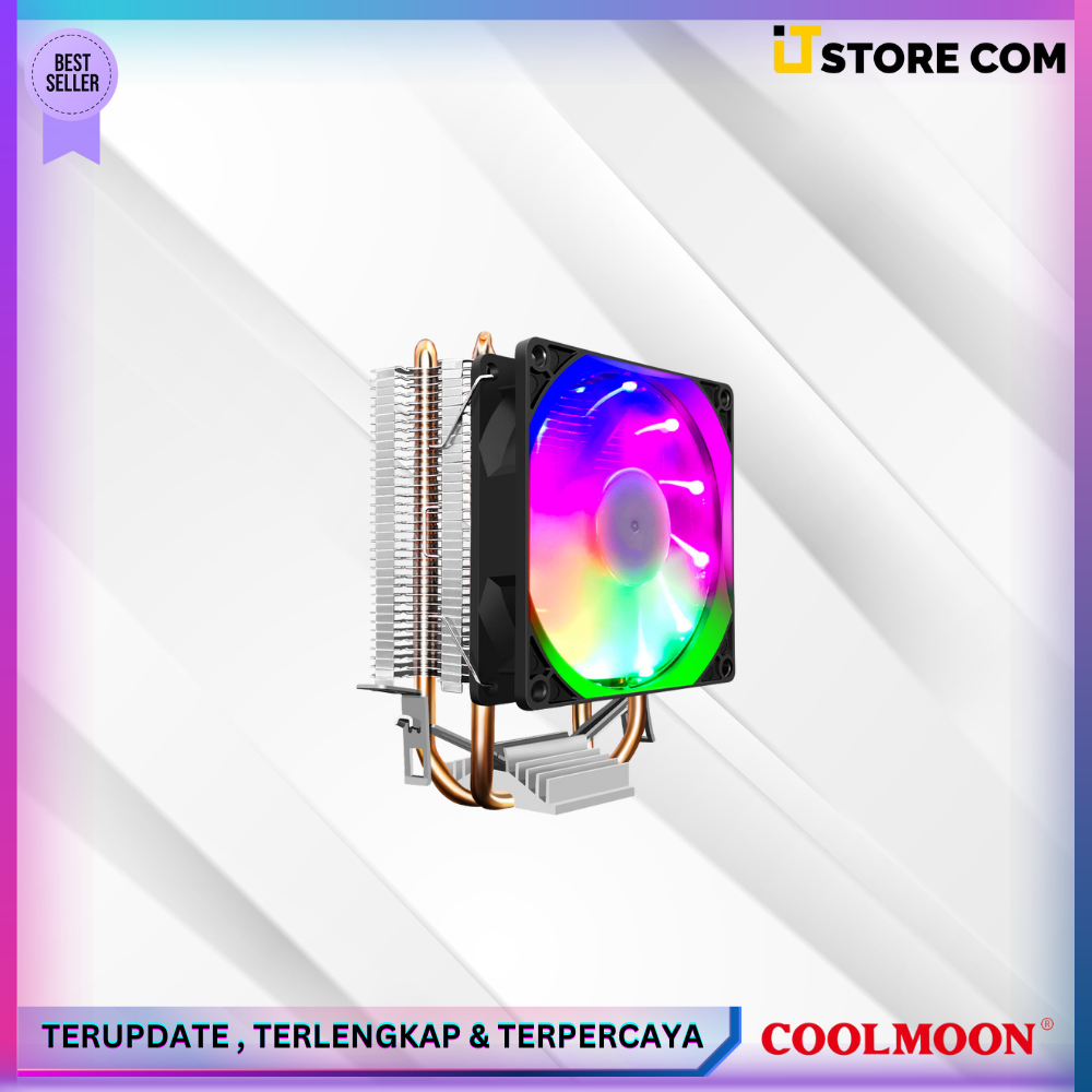 CPU FAN COOLER COOLMOON RGB P2