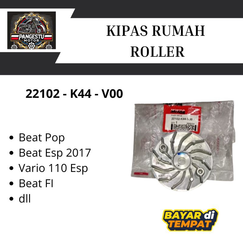 Kipas Rumah Roller Beat FI Beat Pop Vario 110 FI Esp (K44) Ori Honda