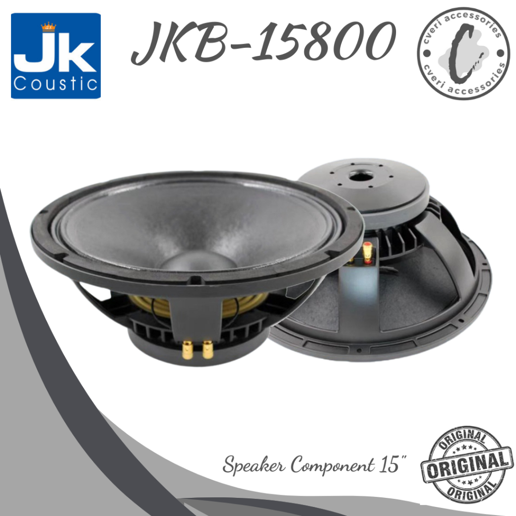 JK Coustic JKB15800 Speaker Component 15-Inch JK Coustic JKB-15800 Komponen Speaker