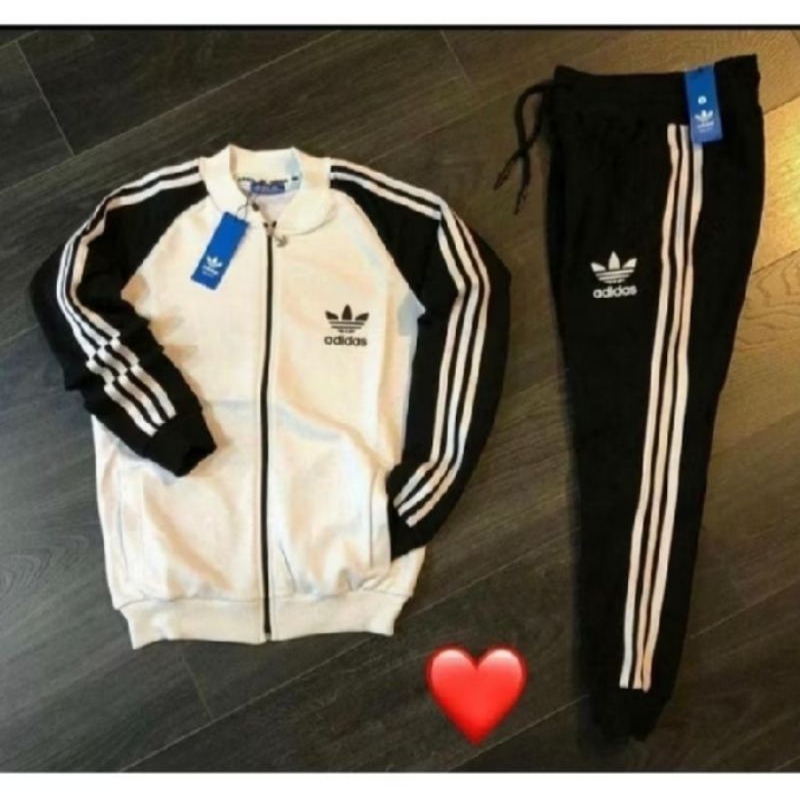 stelan trektop + trekpen anak adidas