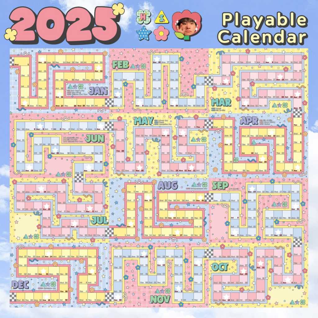 

Playable Calendar 2025