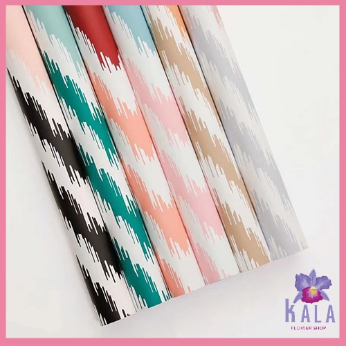 

kertas buket tribe lurik flower wrapping paper KB6176