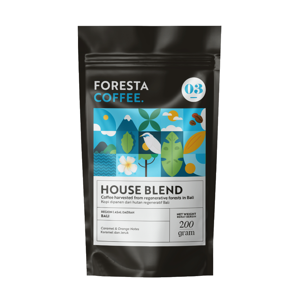

HOUSE BLEND FORESTA WHOLEBEAN 200GR