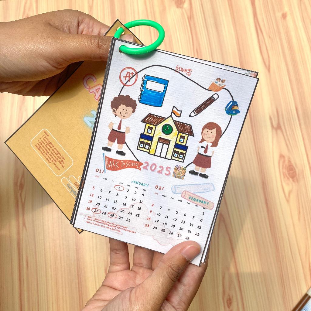 

Kalender Mewarnai Anak Ring Flip Kalender