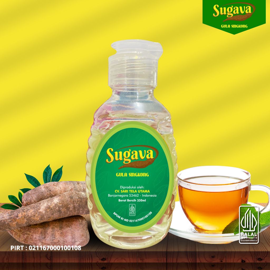 

Sugava Gula Cair (200ml) Gula Singkong/ Rendah Kalori/ Pengganti Pemanis